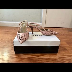 Alfani Pointed Toe SlingBack Pink Pumps, Size 6